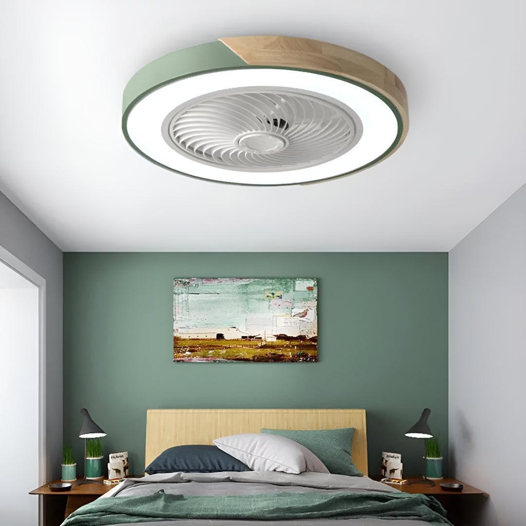 Bladeless Ceiling Fan Light and Remote Control