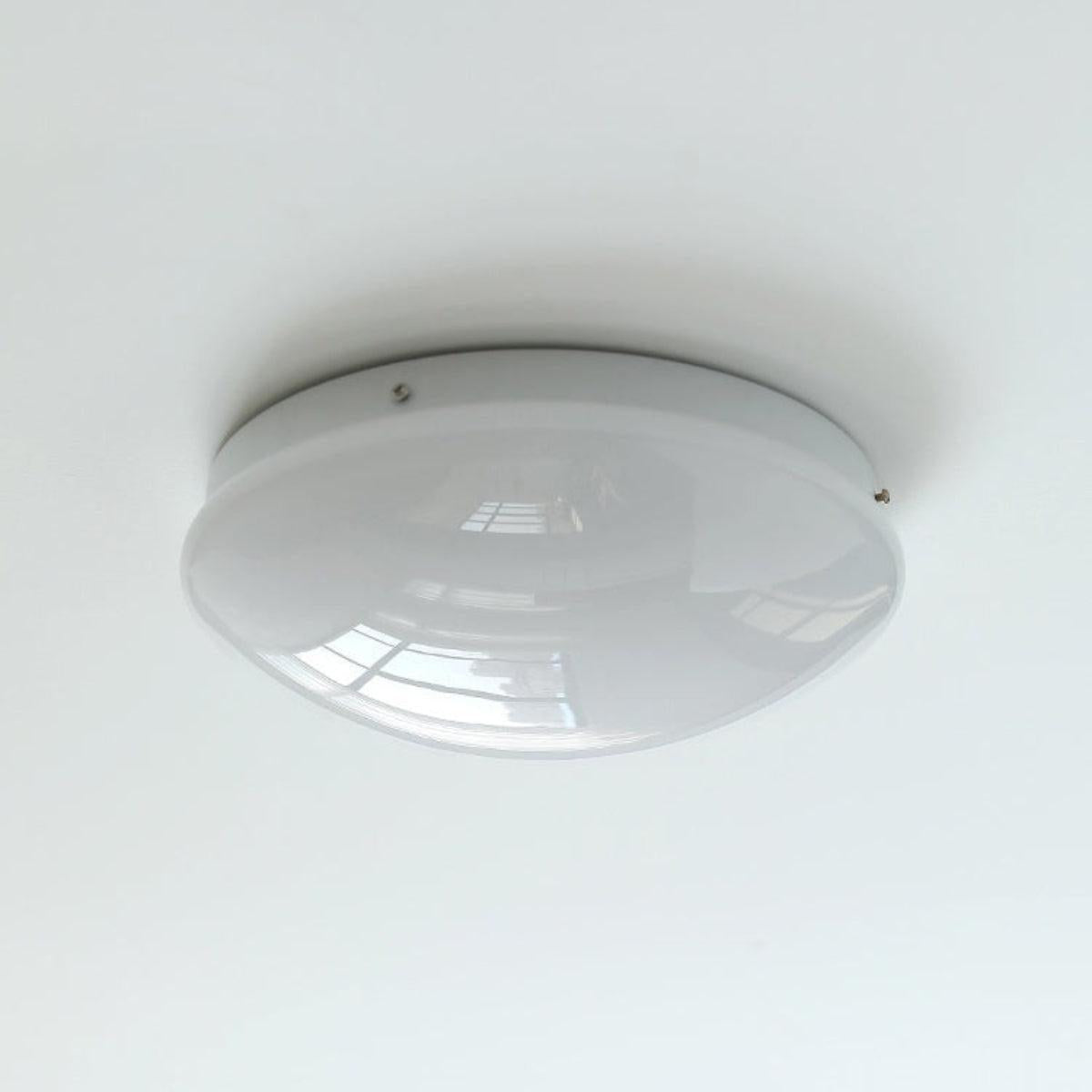 Circular Flush Mount Ceiling Light With Glass Dome