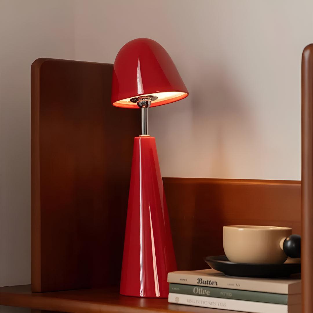 Contemporary Table Lamp With Modern Cone Design