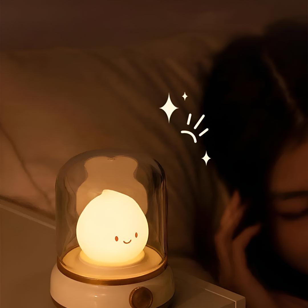 Cute Flame Night Table Light With Decorative Design