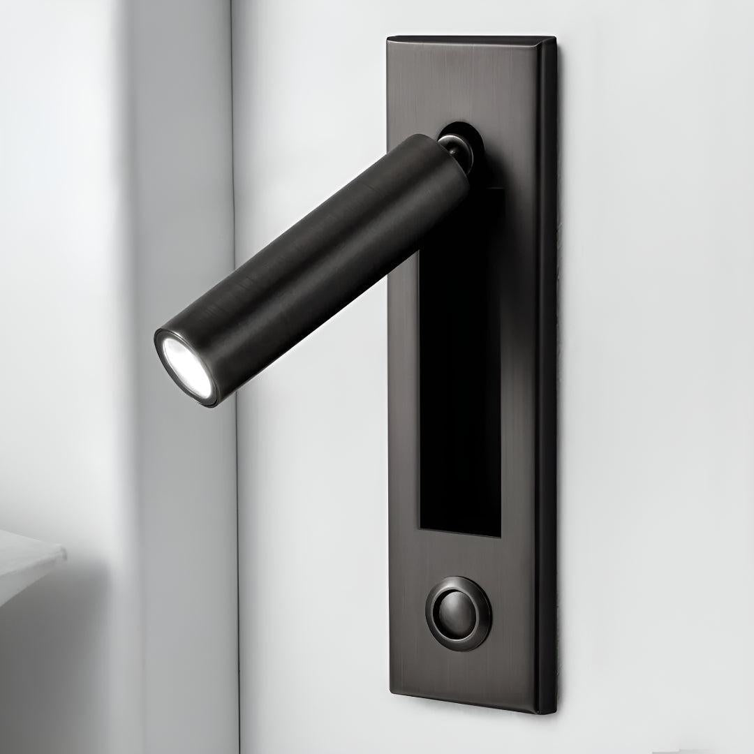 Embedded LED Wall Reading Light Adjustable