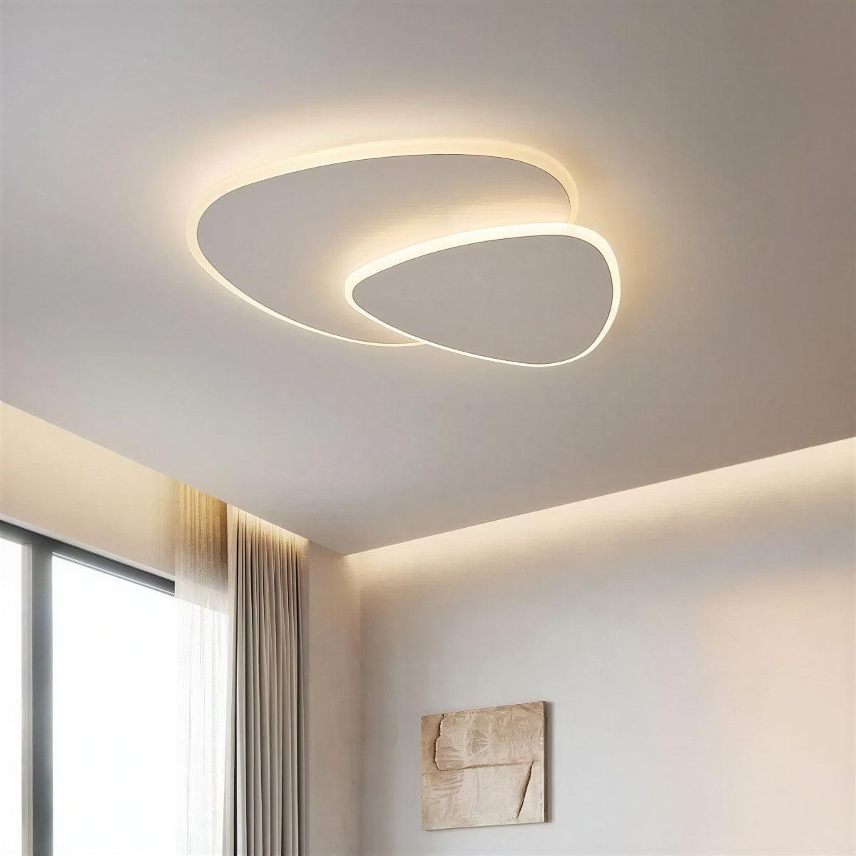 Geometric Flush Ceiling Lights With Modern Style