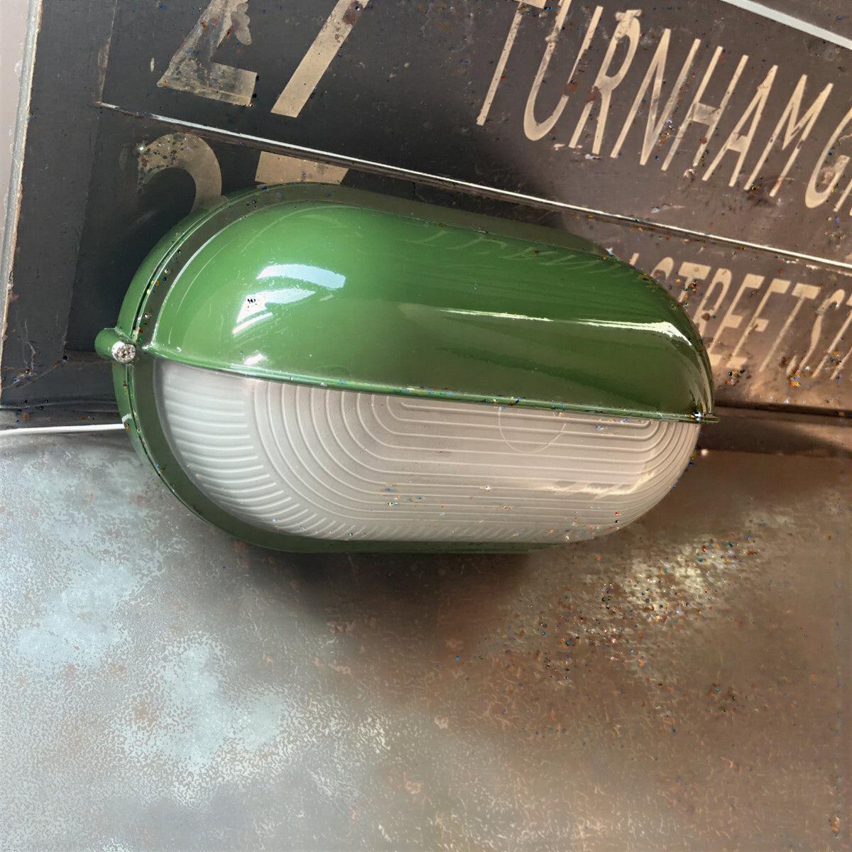 Industrial Exterior Wall Light For Outdoor Wall With Ribbed Sconce Fixture