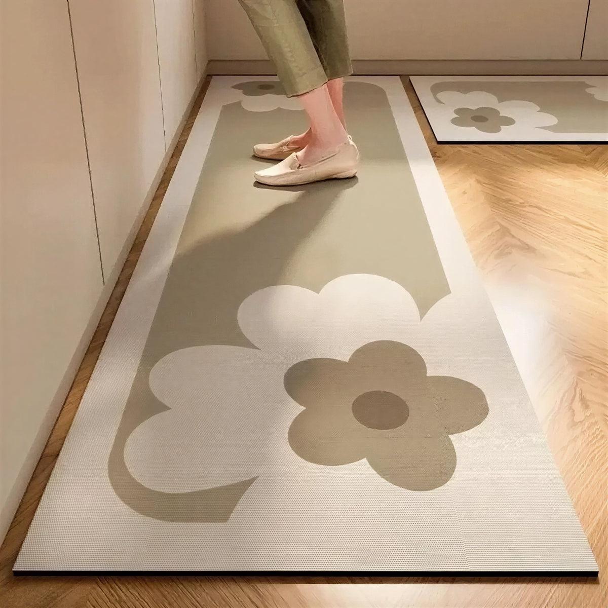 Machine Washable Kitchen Runner Carpet Rug With Protective Non-Slip Backing