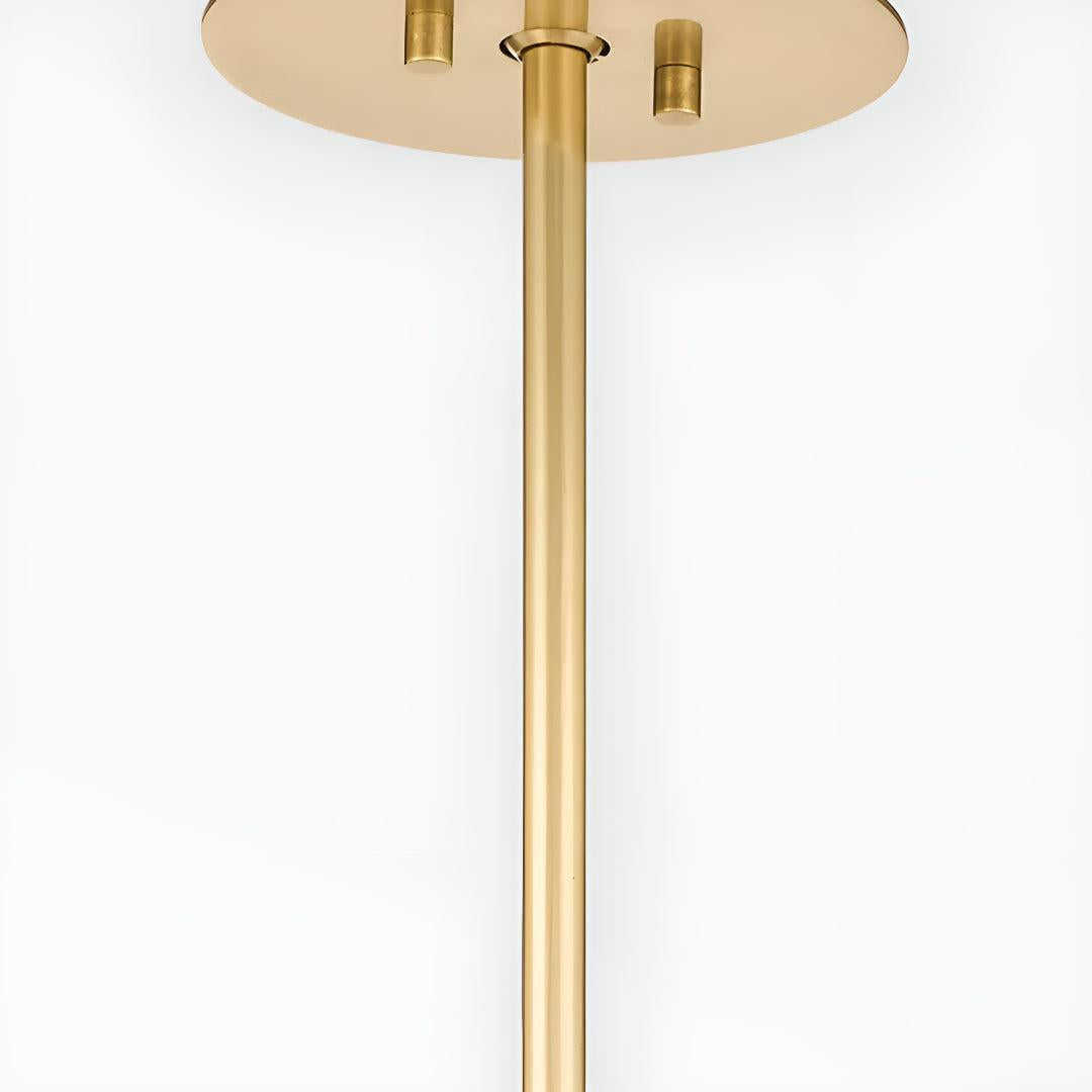 Modern 12 Light Chandelier With Cascading Glass Rods