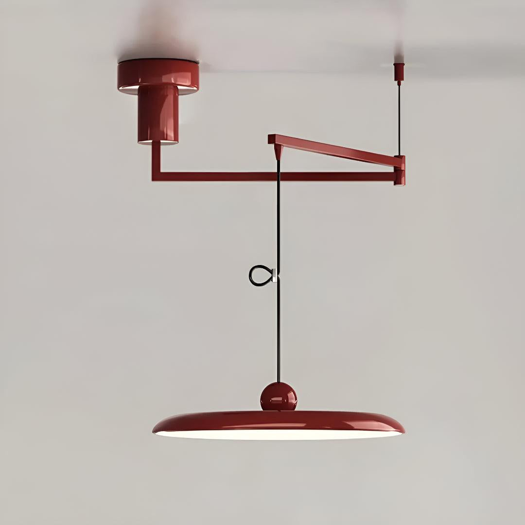 Modern Ceiling Light with Adjustable Swing Arm Pendant Lamp