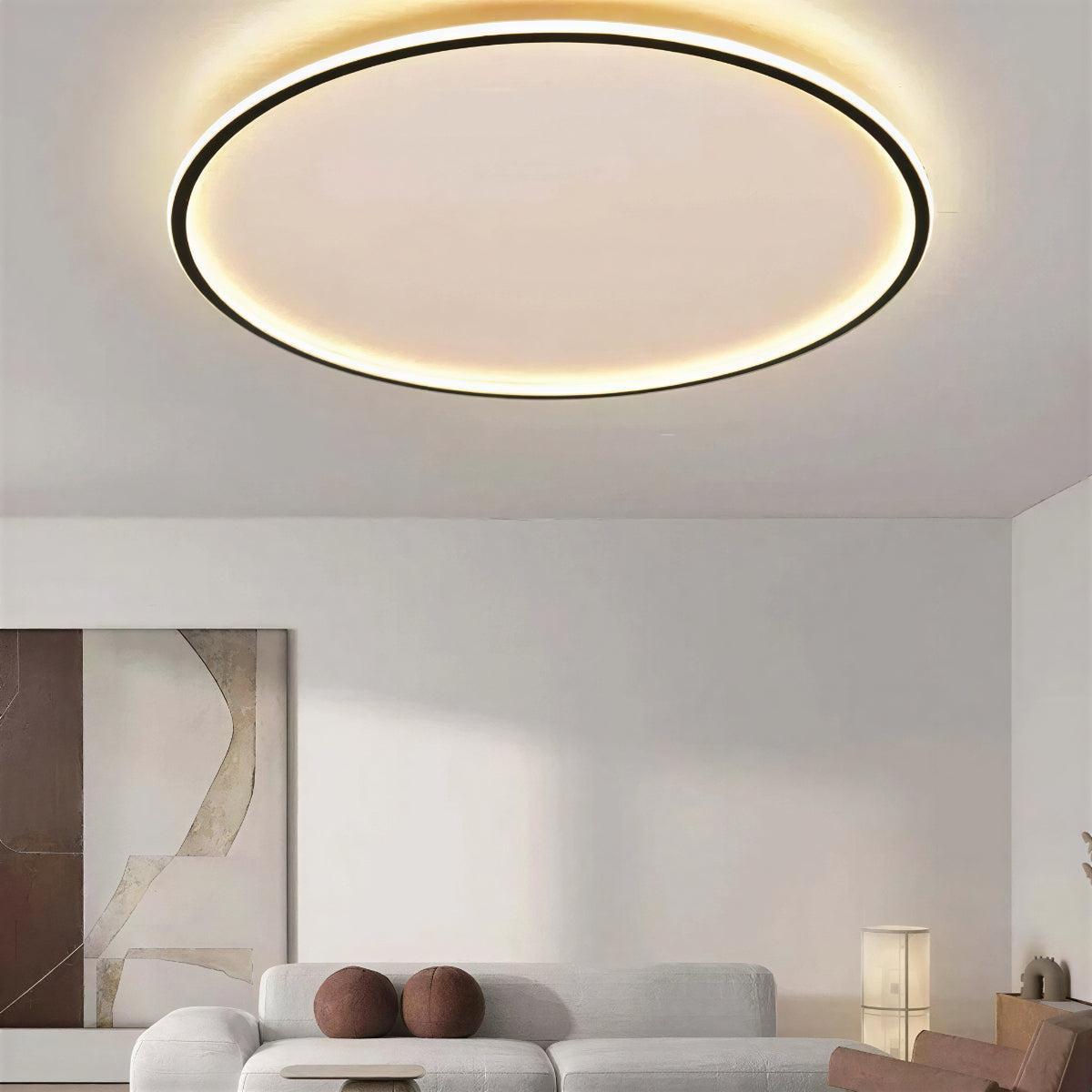 Modern Circular Round Ceiling Lights With Flush Mount Fitting
