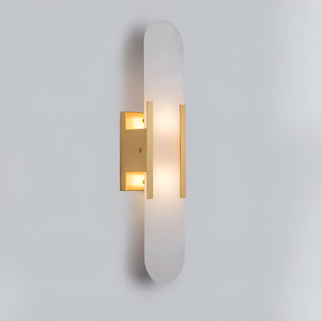 Modern Elongated Alabaster Wall Light For Interior Home Walls