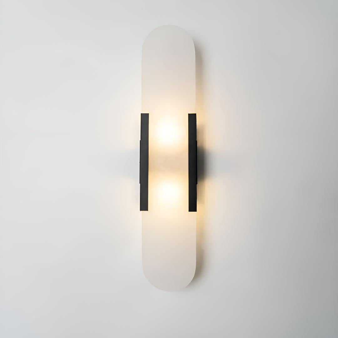 Modern Elongated Alabaster Wall Light For Interior Home Walls