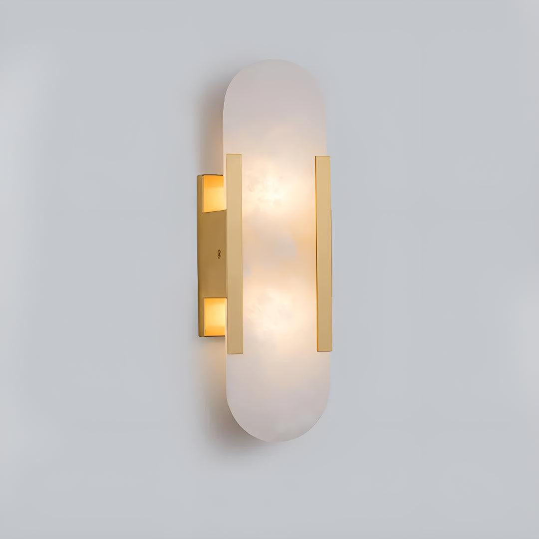 Modern Elongated Alabaster Wall Light For Interior Home Walls