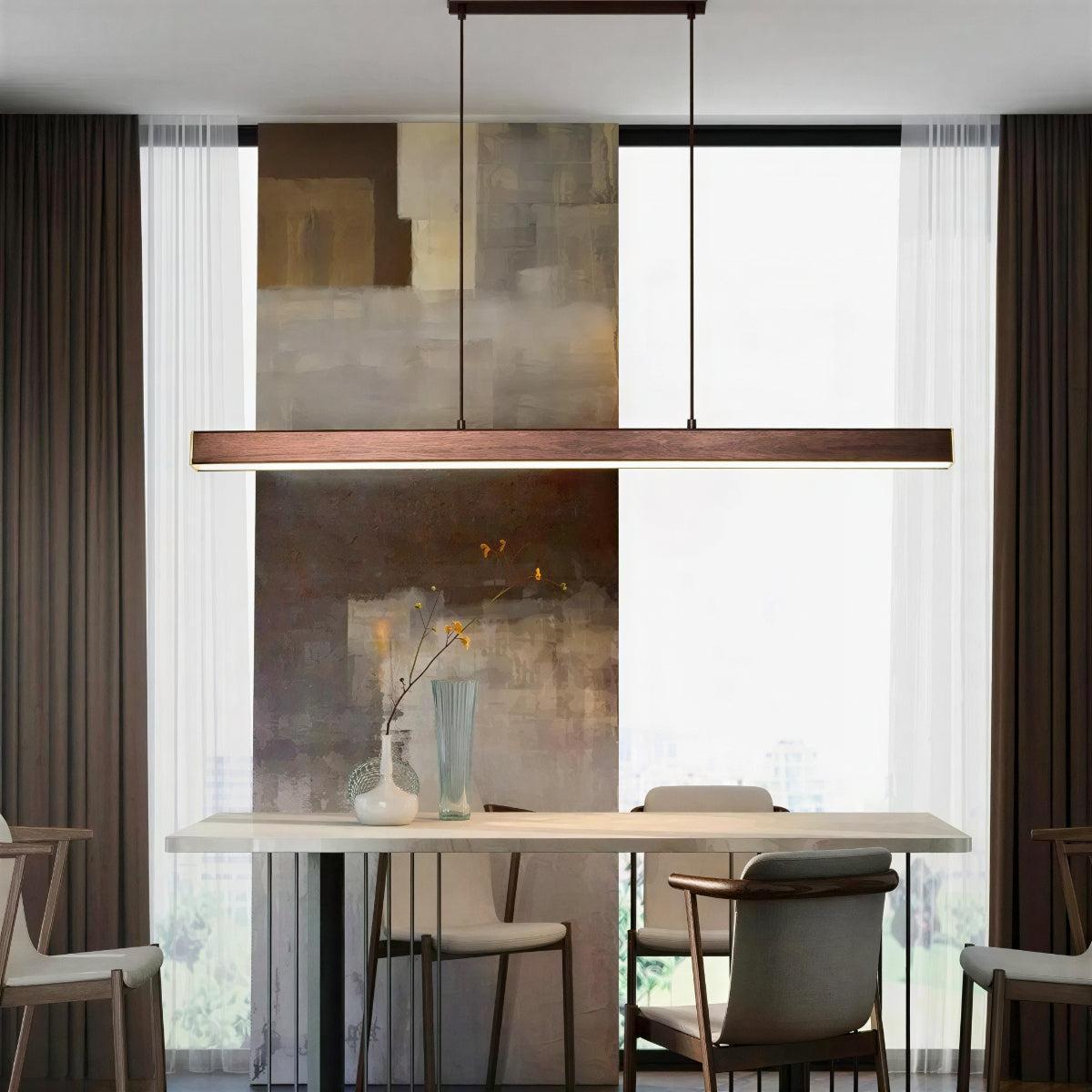 Modern Elongated Linear Kitchen Island Pendant Lighting