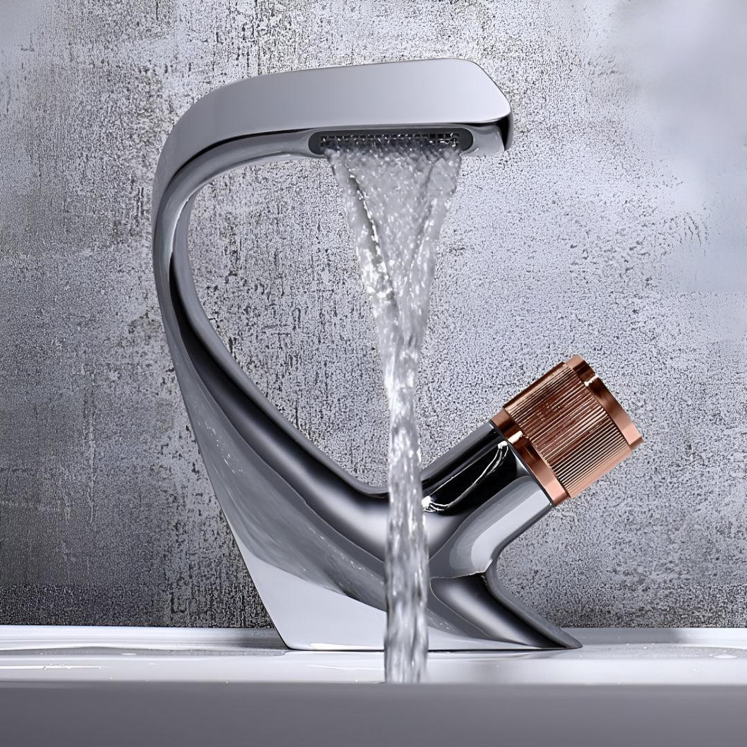 Modern Home Bathroom Mixer Tap With Waterfall Spout