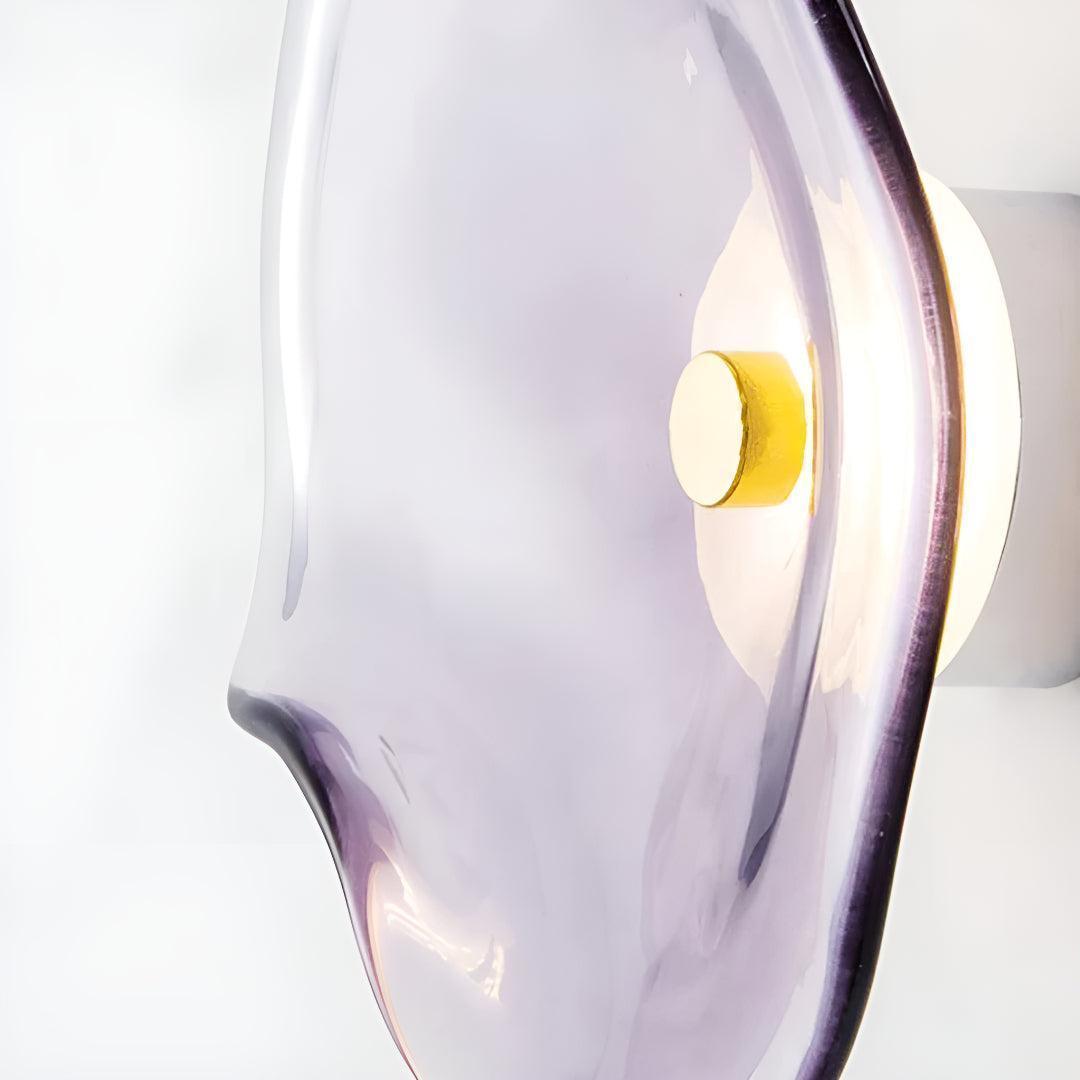 Modern LED Wall Light Sconce With Glass Shade