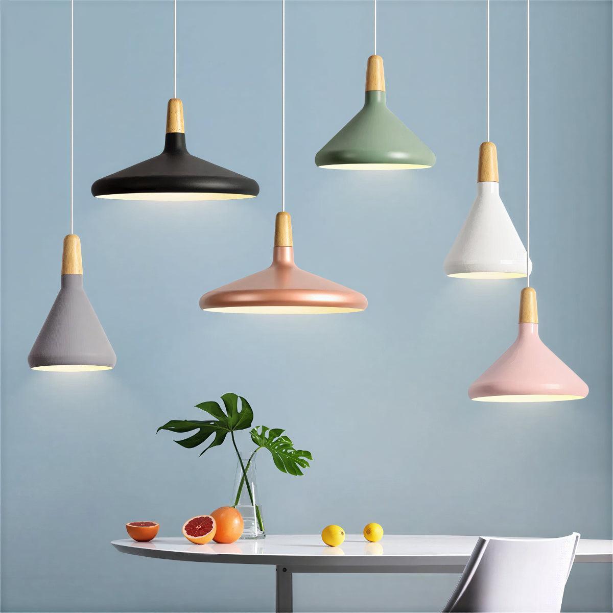 Modern Wooden Nordic Style Pendant Ceiling Light