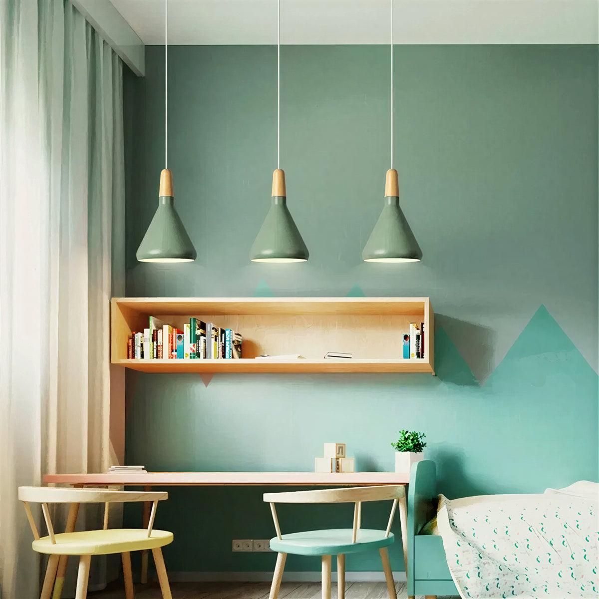 Modern Wooden Nordic Style Pendant Ceiling Light