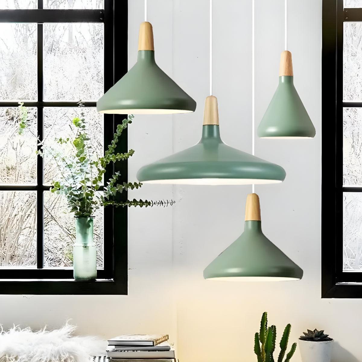 Modern Wooden Nordic Style Pendant Ceiling Light