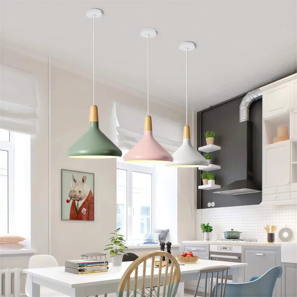 Modern Wooden Nordic Style Pendant Ceiling Light