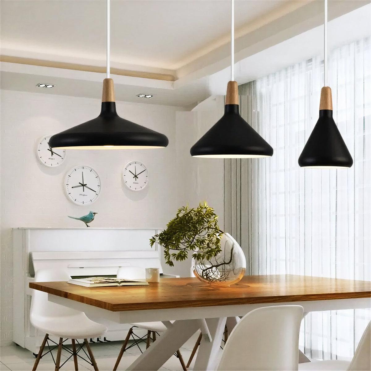 Modern Wooden Nordic Style Pendant Ceiling Light