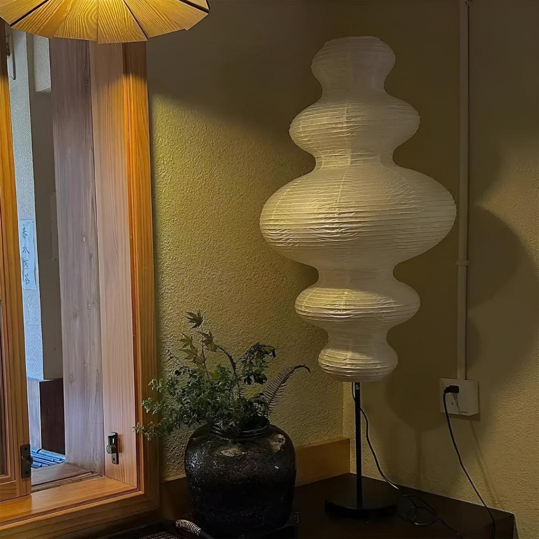Noguchi Paper Floor Lamp With Diffused Light