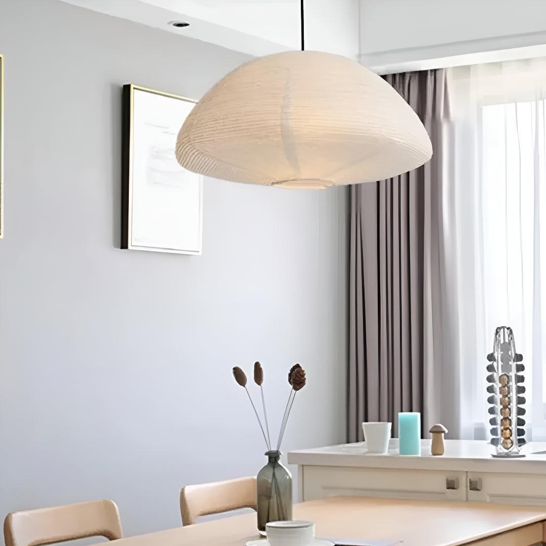 Noguchi Pendant Light with Modern Minimalist Dome Design