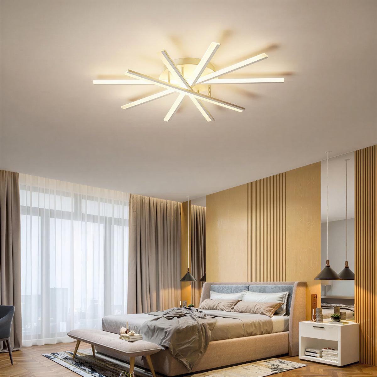 Nordic Minimalist Modern Ceiling Lights With Geometric Design