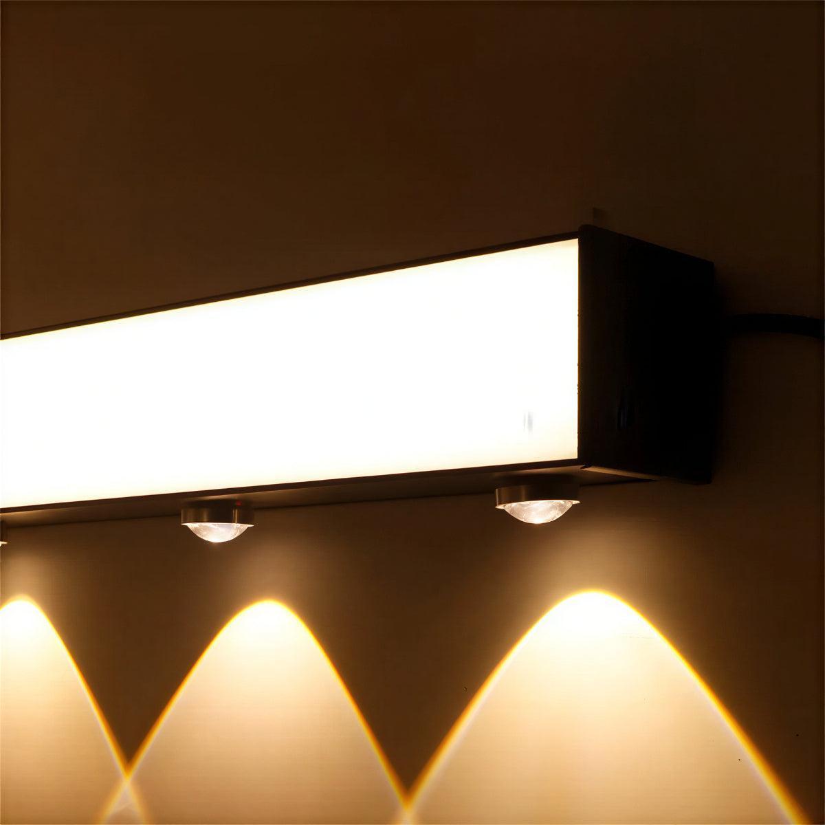 Outdoor Exterior Elongated Wall Light for Porch, Patio or Garden Lighting