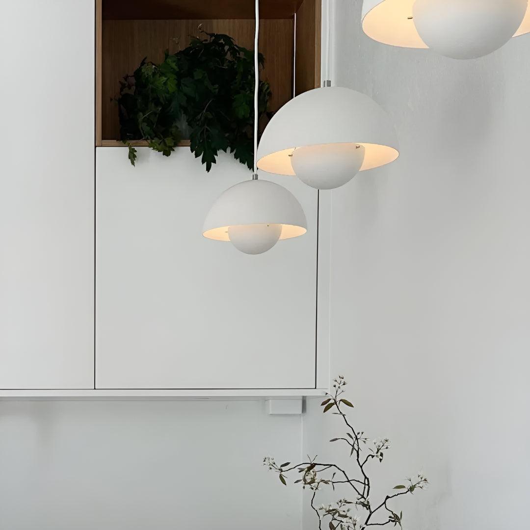 Pendant Ceiling Light With Modern Dome Design