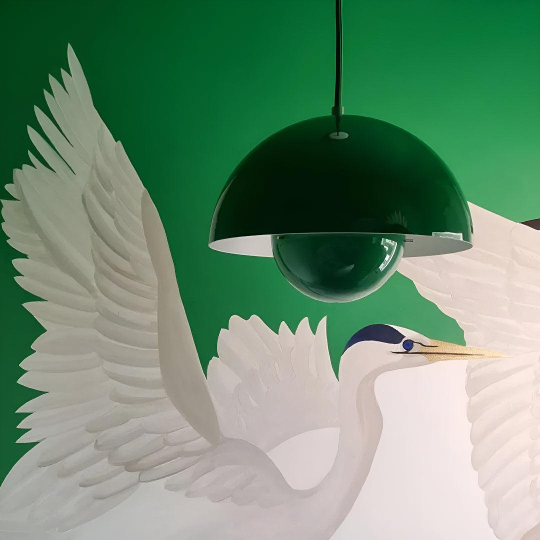 Pendant Ceiling Light With Modern Dome Design