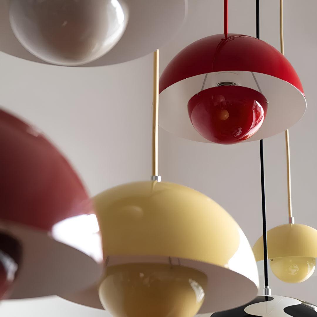 Pendant Ceiling Light With Modern Dome Design