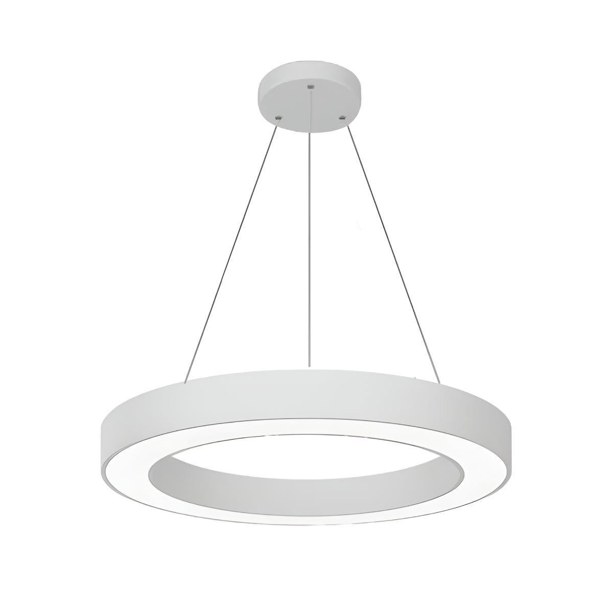 Pendant Ceiling Lights for Offices and Gyms With Round Ring Design