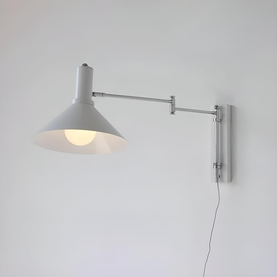 Plug In Wall Light With Adjustable Swing Arm