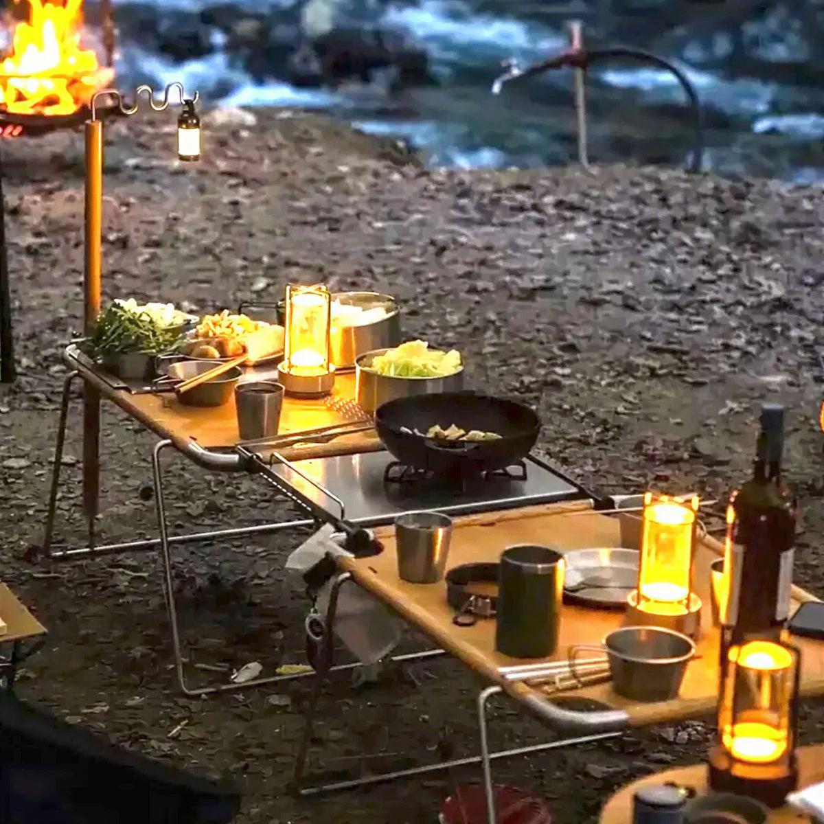 Rechargeable Table Lamp With Cordless Battery Design For Ambient Light