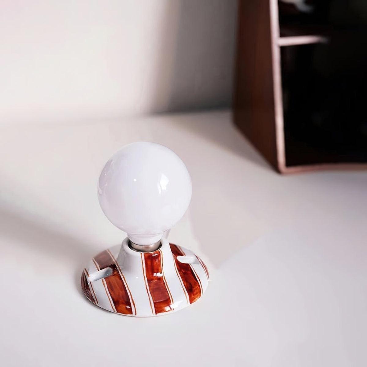 Striped Mid Century Wall Lamp Light For Interior Lighting