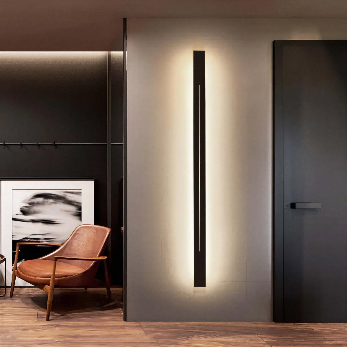 Vertical Wall Light For Living Room And Bedroom with Minimalist Bar Design Lighting
