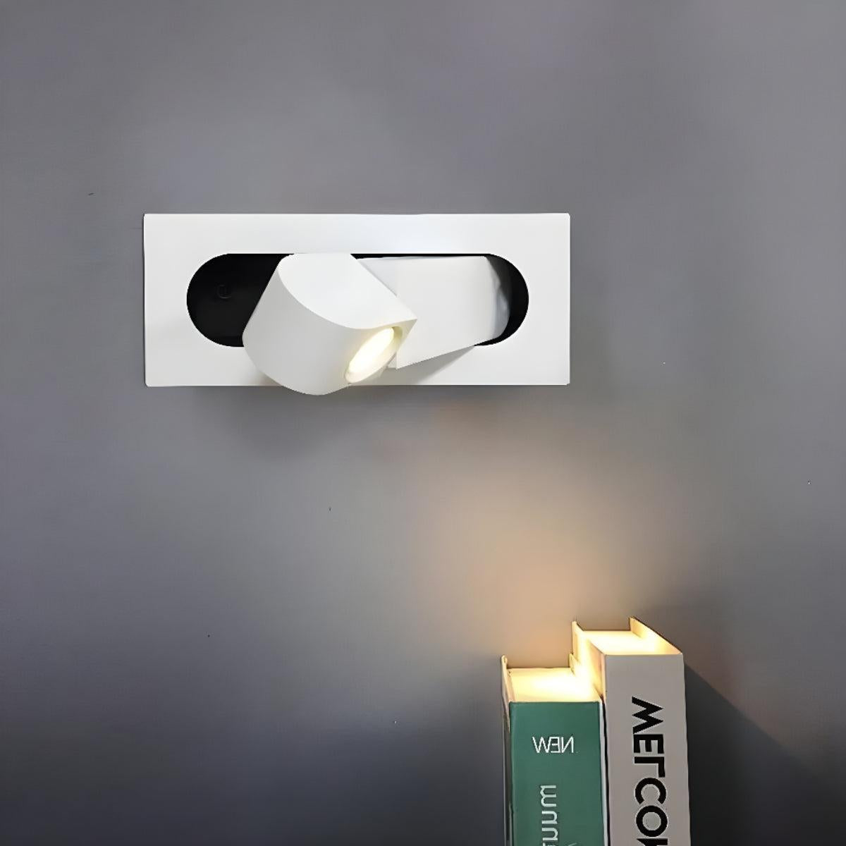 Bedside Reading Wall Light With Adjustable Spotlight