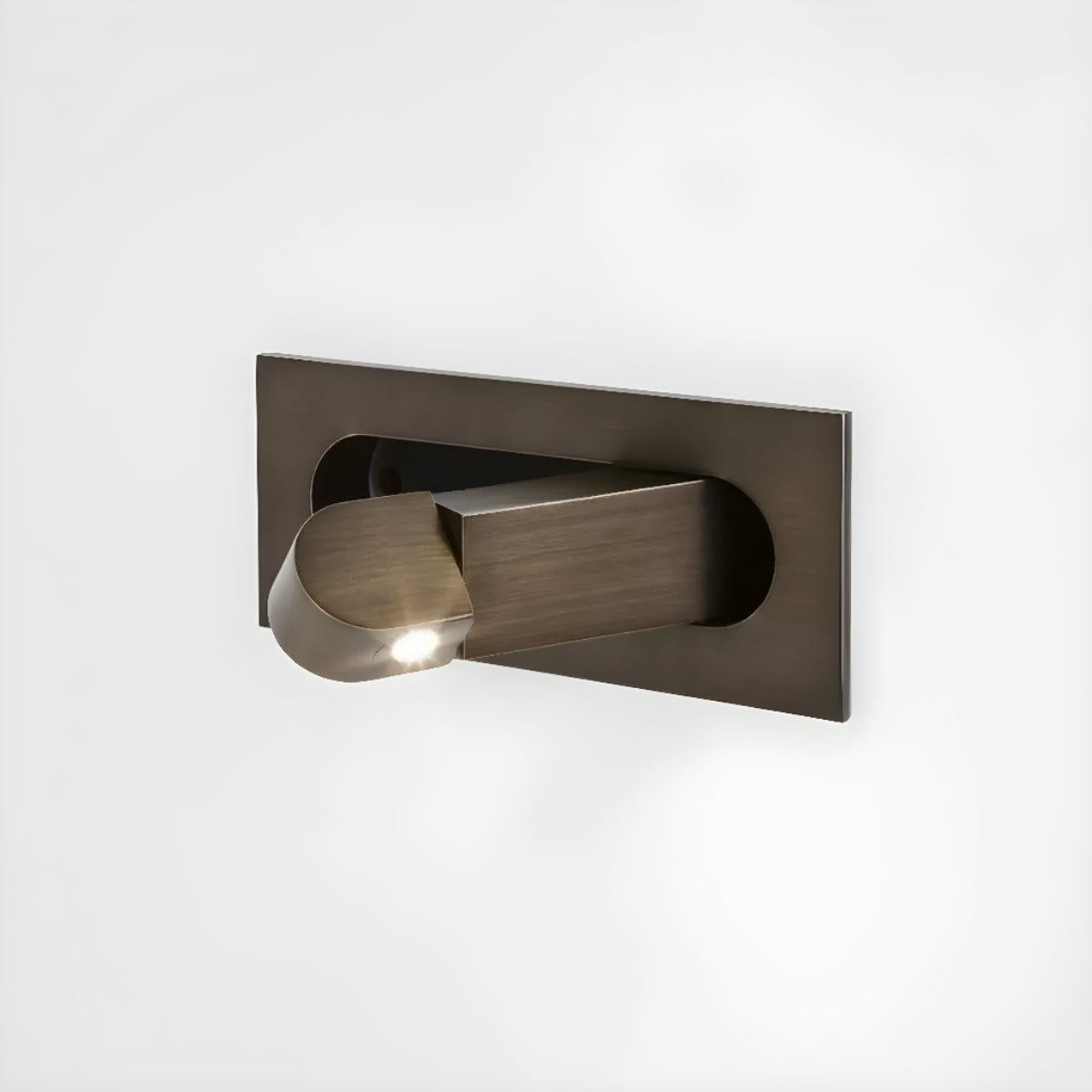 Bedside Reading Wall Light With Adjustable Spotlight