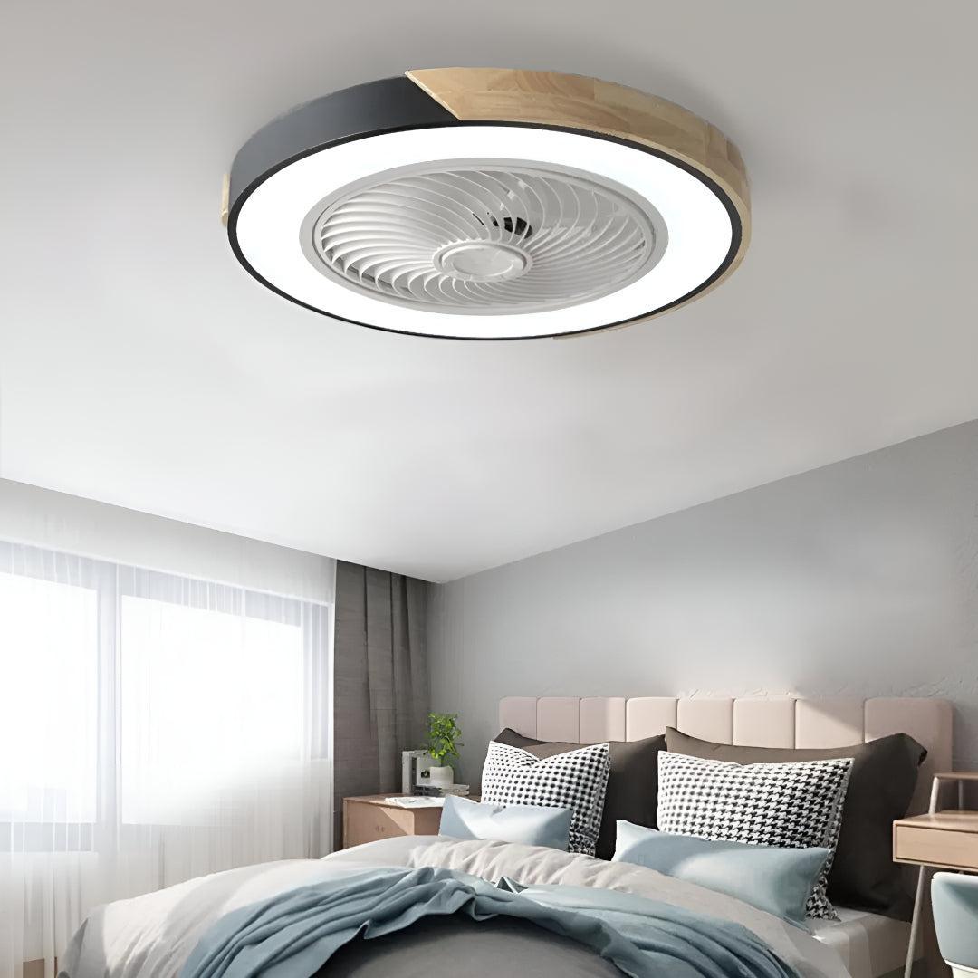 Bladeless Ceiling Fan Light and Remote Control