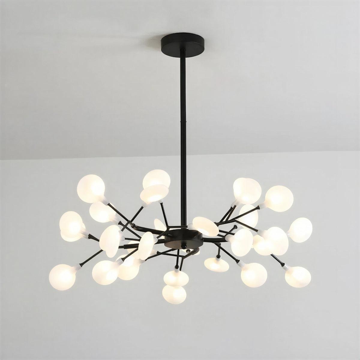 Ceiling Light With Modern Firefly Sputnik Branching Chandelier Design