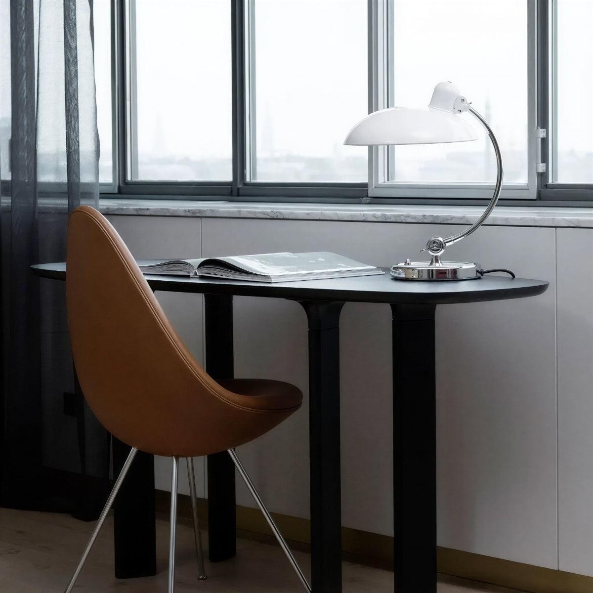 Desk Table Lamp With Dome and Adjustable Swivel Joint