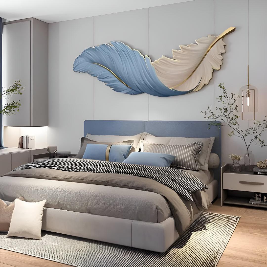 Feather Wall Light For Living Room With Modern Artistic Style