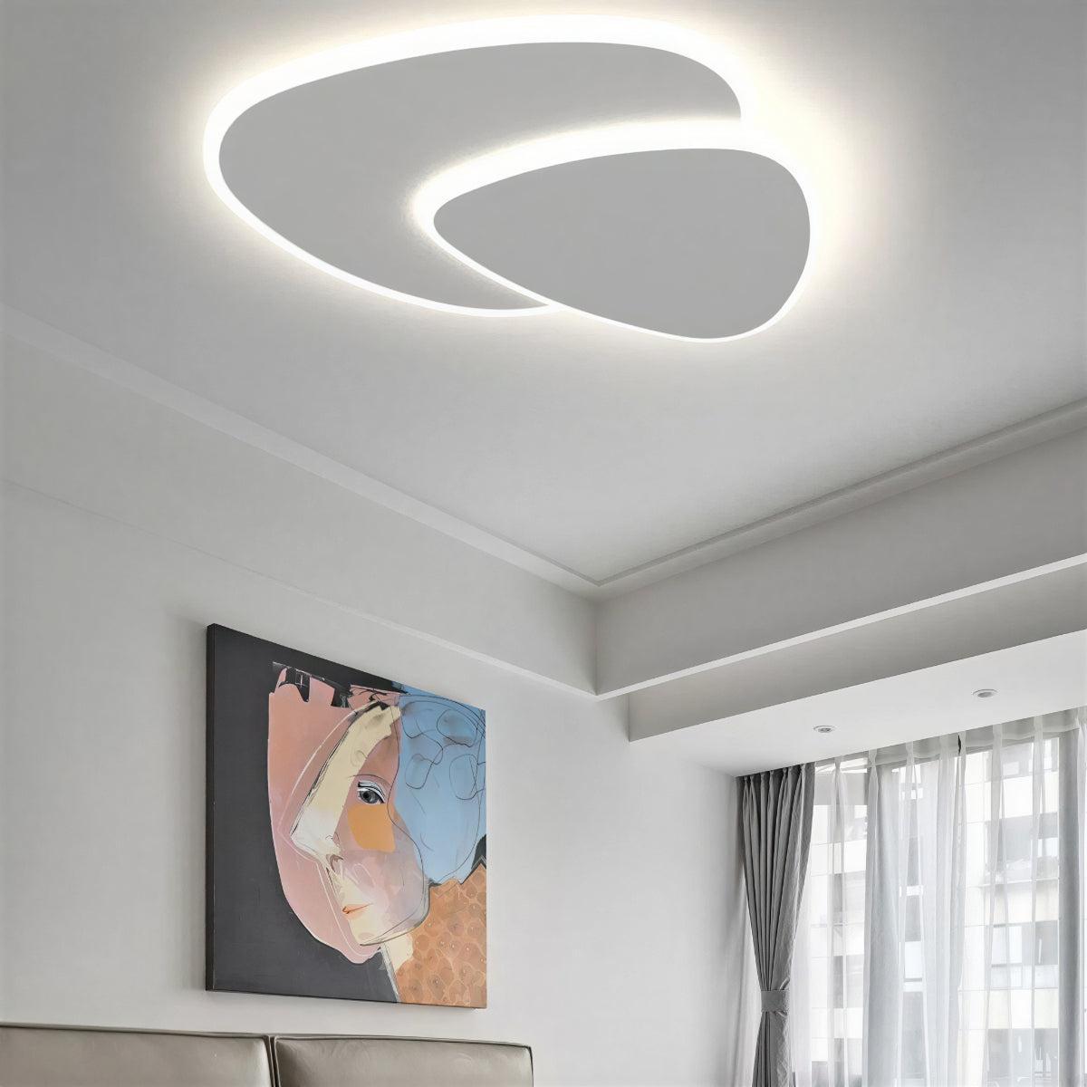 Geometric Flush Ceiling Lights With Modern Style