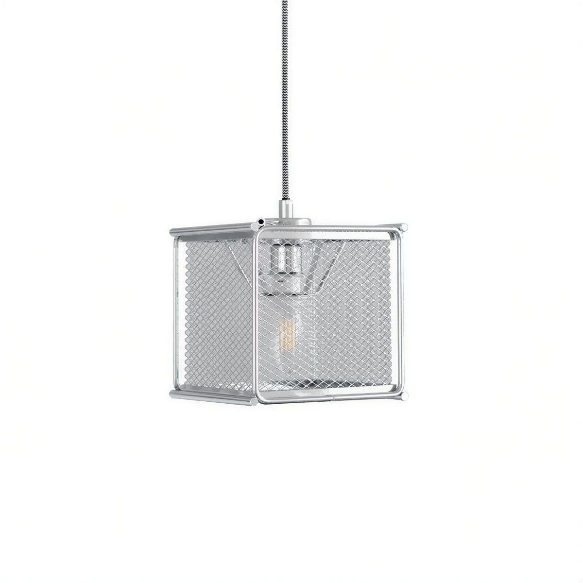 Industrial Mesh Caged Pendant Light For Kitchen and Bar Areas
