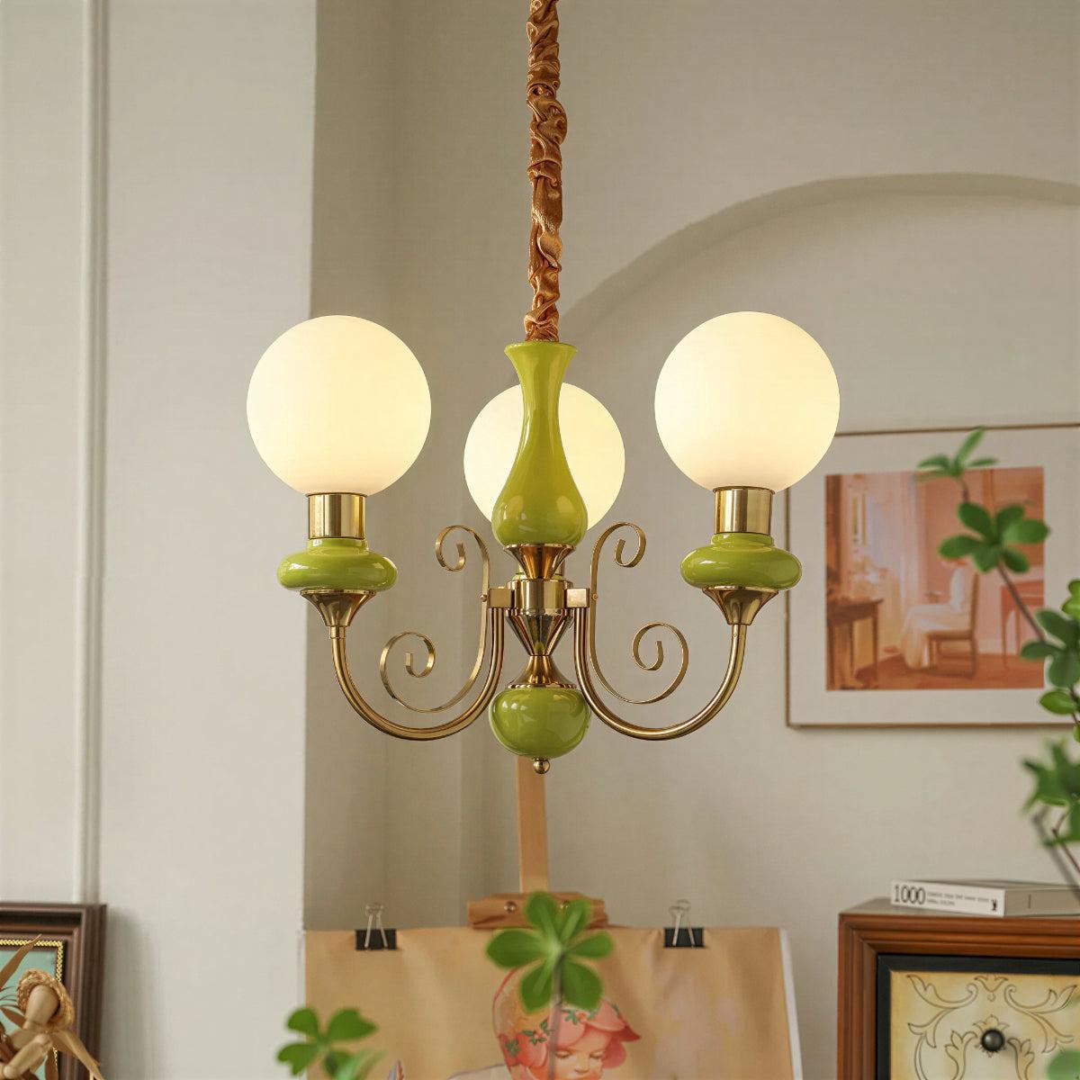 Mid Century Chandelier Ceiling Light Statement Piece