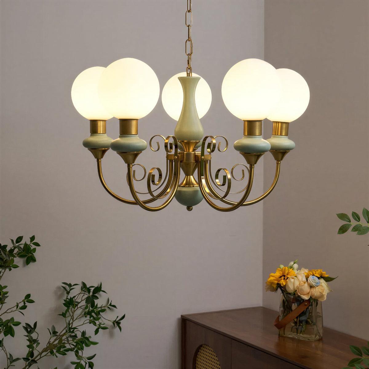 Mid Century Chandelier Ceiling Light Statement Piece