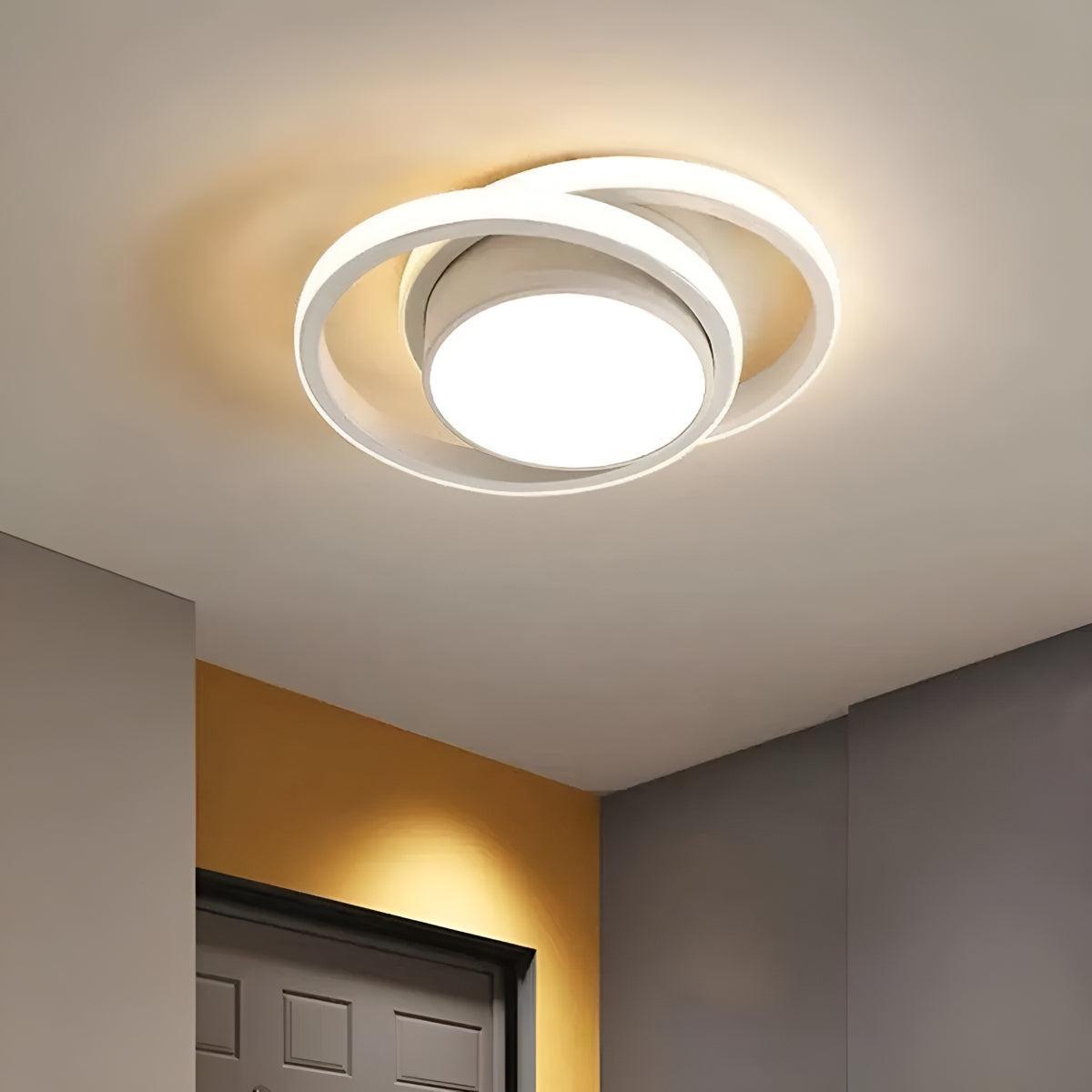 Minimalist Double Ring Ceiling Lights With Modern Design
