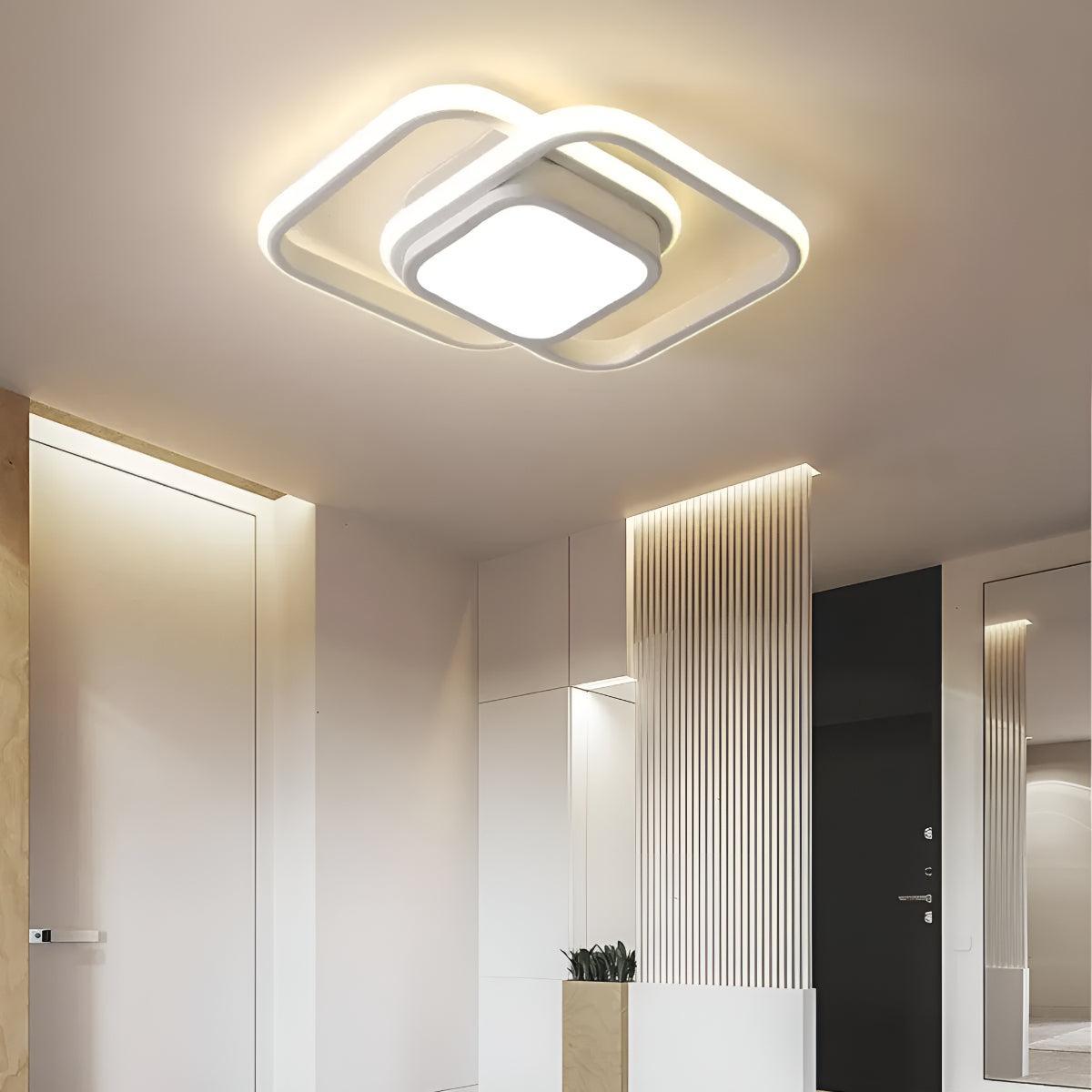 Minimalist Double Ring Ceiling Lights With Modern Design