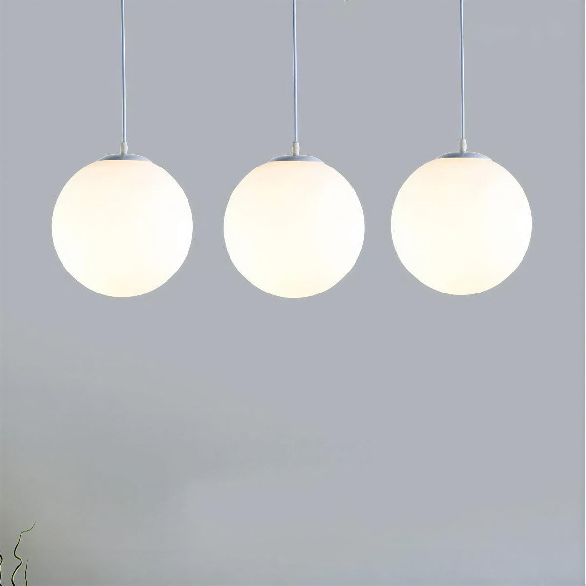 Minimalist Glass Globe Pendant Light Ceiling Fixture