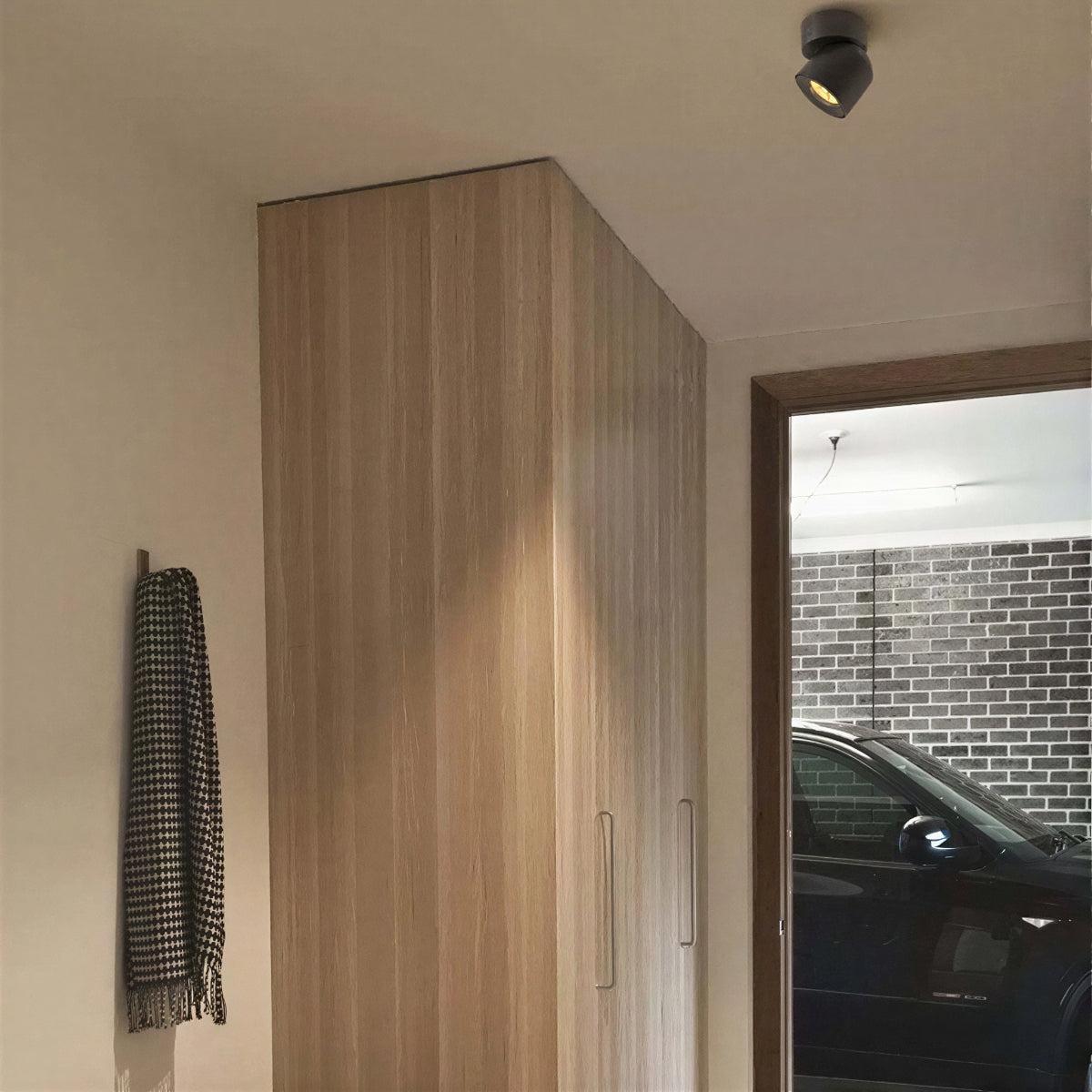 Modern Beam Ceiling Spotlight With Adjustable Direction And Flush Mount Design