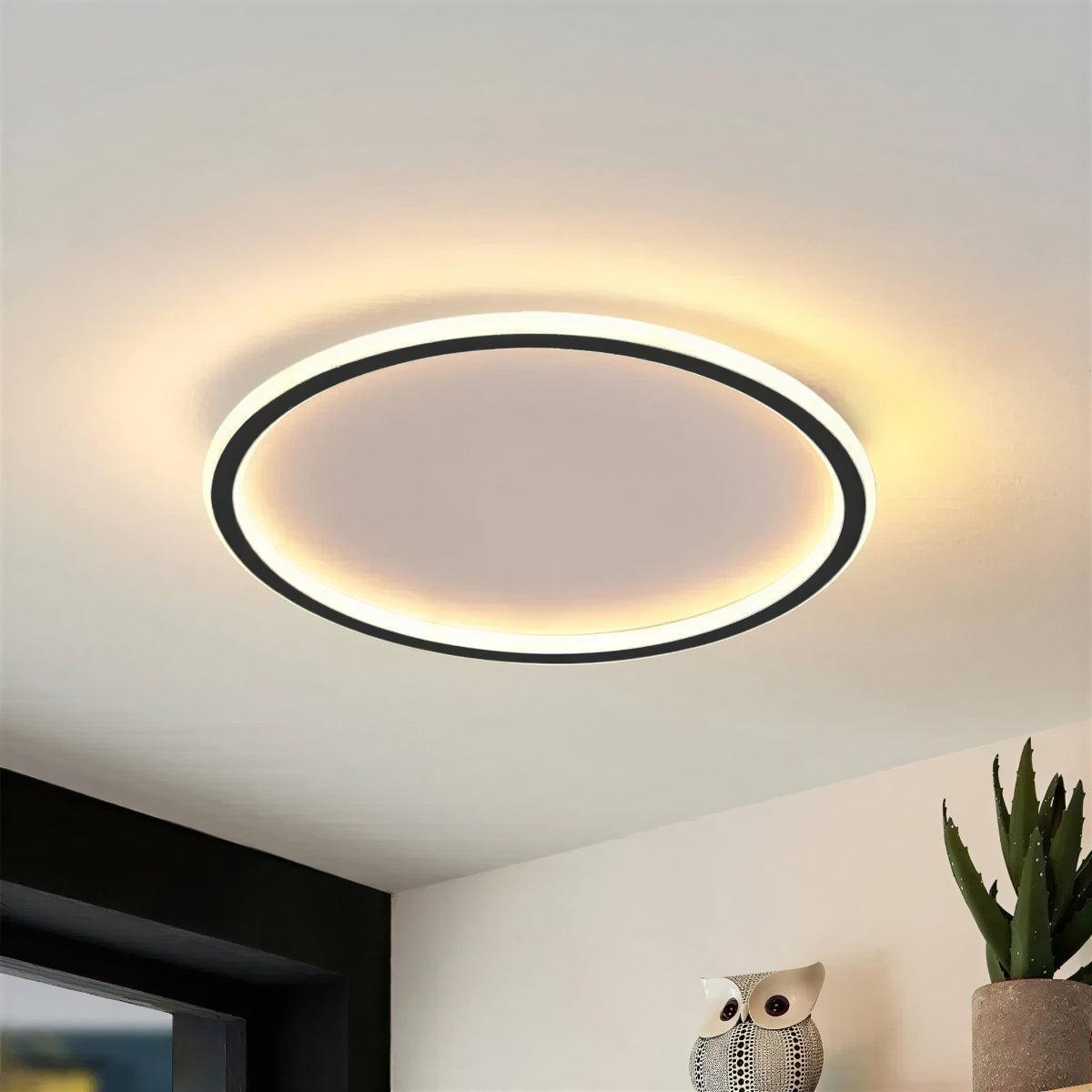 Modern Circular Round Ceiling Lights With Flush Mount Fitting