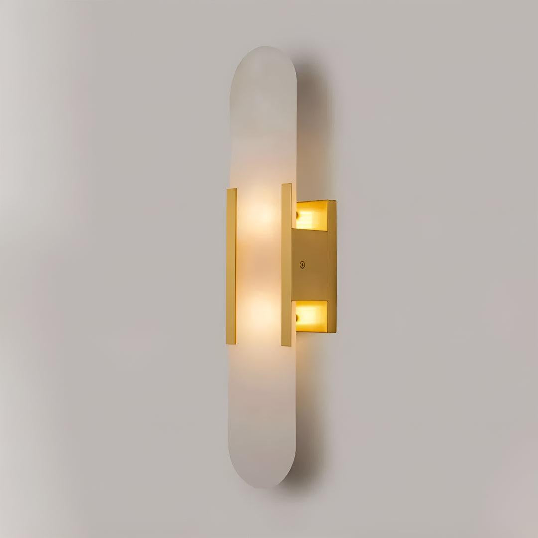 Modern Elongated Alabaster Wall Light For Interior Home Walls